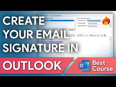 How to Create Your Own Amazing E-mail Signature | MS Outlook 365