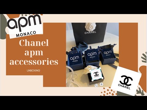 開箱人生第一副Chanel耳環＆APM飾品🎁 Unboxing Chanel & APM Accessories