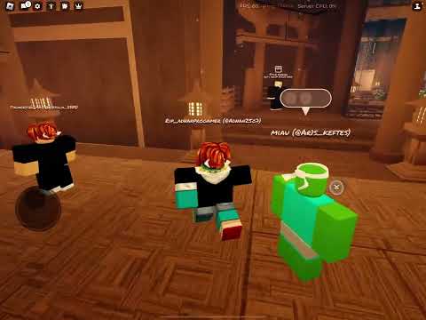 Playing with Amir part 4 roblox: karate