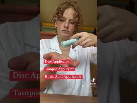 Disc, Tampon, and Boric Acid Applicator