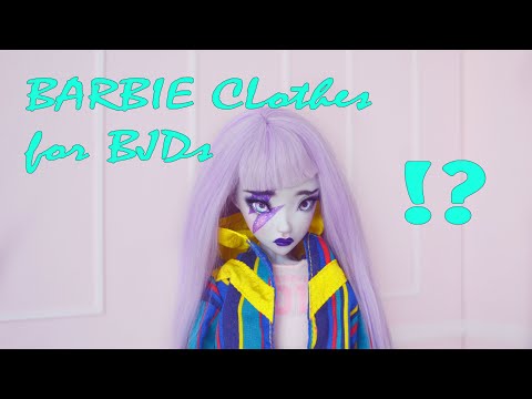 BJD Stuff ~ Can BJDs Wear BARBIE Clothes!?