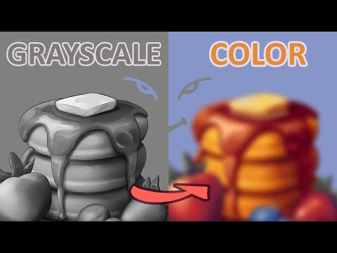 GrayScale to Color Tutorial ( how to gradient map )