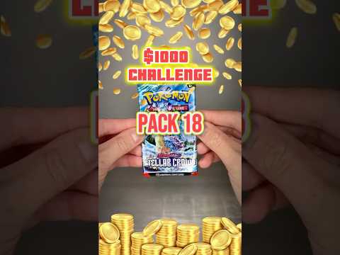 🎉 $1K Pokémon Pack Challenge! 🎉