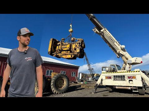 Testing the TEREX Crane | Caterpillar Grader Engine Removal