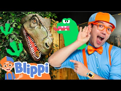 Blippi Hears A Dinosaur - Blippi | Educational Videos for Kids