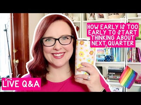 IS IT TOO EARLY TO START PLANNING NEXT QUARTER? | LATTES WITH LAKEN