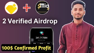 100$ Profit Confirmed Airdrop | 2 Verified Airdrop Today | mobile diye taka income 2024 |