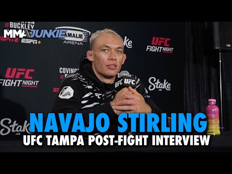 Navajo Stirling Reflects on UFC Debut Win: Tokkos 'Was Just Trying to Stay Alive' | UFC Tampa