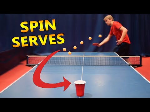 Table Tennis Spin Serves (Challenge)