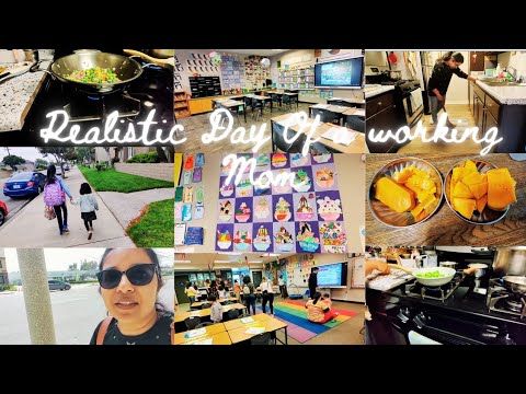 Diligent Productive Routine of a Indian Working Mom in USA