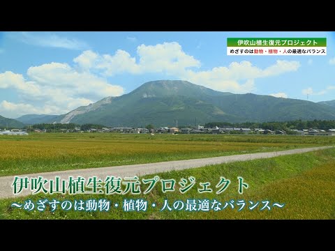 伊吹山植生復元プロジェクト～めざすのは動物・植物・人の最適なバランス～