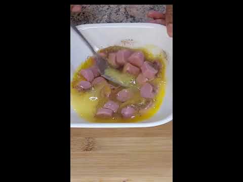 Cutting Vegetables, sausage and Onion, Cooking ASMR. Satisfying Cutting video