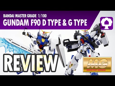 MG 1/100 Gundam F90 D Type and G Type Set Review - Hobby Clubhouse | P-Bandai Gunpla