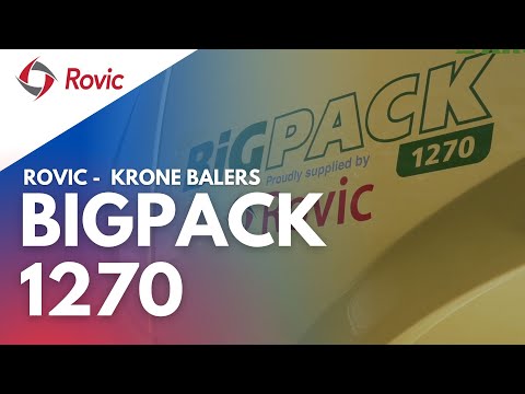 Die Rovic Big Pack 1270 baler