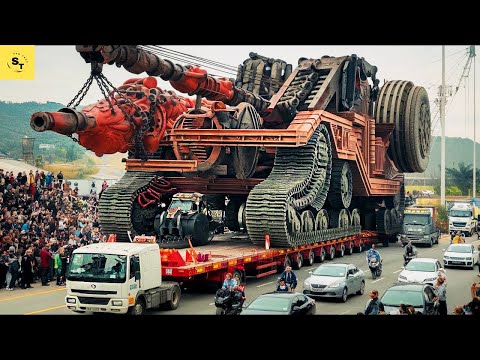 Extreme Dangerous Transport Skill Operations Oversize Truck | Massive Heavy Equipment in Action#1