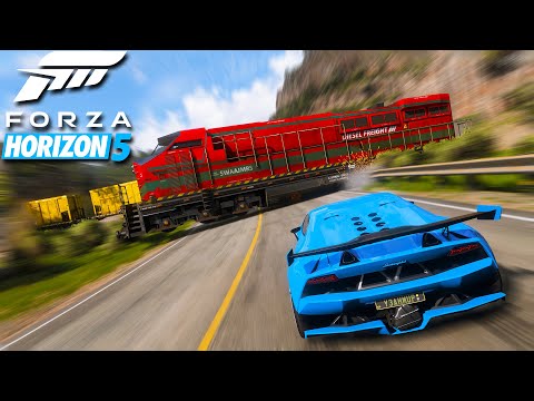 Train launch glitch in Forza Horizon 5