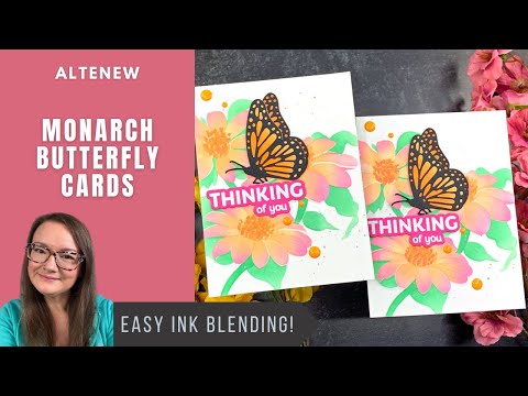 Monarch Butterfly Cards | Altenew Wings & Petals CYL Project Kit