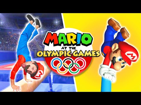 Stunts From Super Mario Olympics In Real Life (Tokyo 2020)