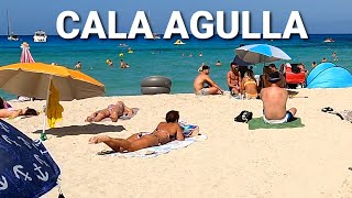 🌍 BEACH walk in Cala AGULLA 🏖 MALLORCA island Spain 4K