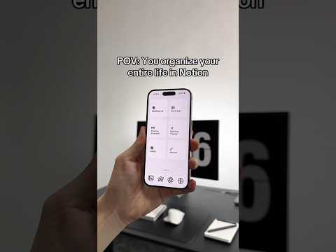 I organize my entire life in Notion. #productivity #productivityhack #notion