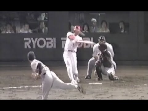 前田智徳 シーズン1号ホームラン + 試合中インタビュー（通算94本目）1997年4月16日