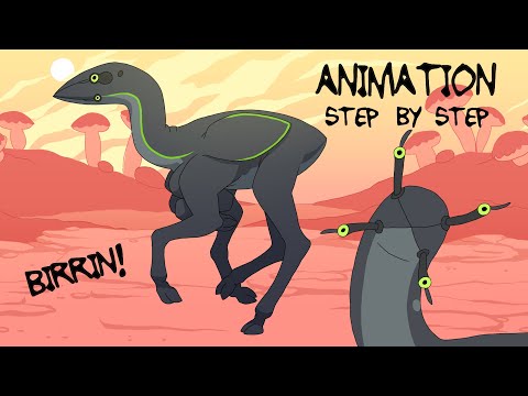 Birrin Run Cycle - Animation Step By Step