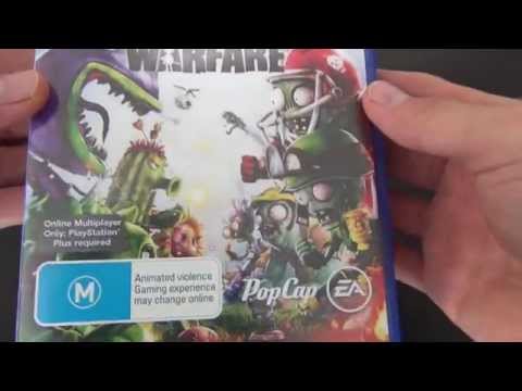 Unboxing of Plants Vs Zombies Garden Warfare PS4