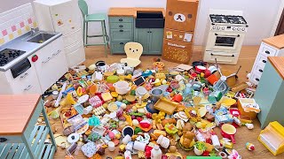 Miniature kitchen set installation ASMR