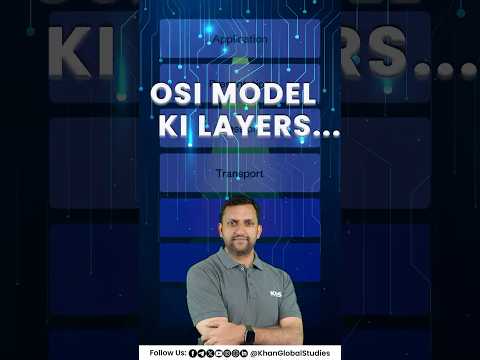 What is the OSI Model? Understanding the 7 Layers #khanglobalstudies #computerclasses #osimodel