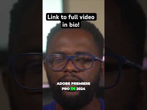 Adobe Premiere Pro for beginners! #adobepremierepro