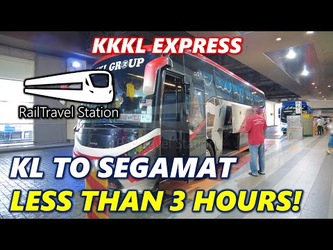 KL TO SEGAMAT LESS THAN 3 HOURS! 🇲🇾🚌 KKKL Express Bus KL TBS Terminal Bersepadu Selatan → Segamat