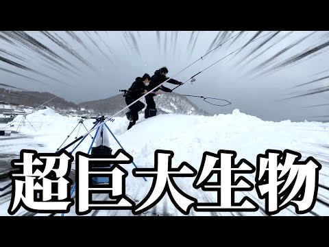 【北海道】【釣り】あまりの重量級にタモが折れたっ！！超貴重水中映像