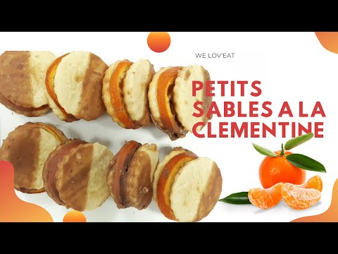 PETITS SABLES A LA CLEMENTINE 🍊: LA MEILLEURE RECETTE | SMALL CLEMENTINE SANDS 🥮