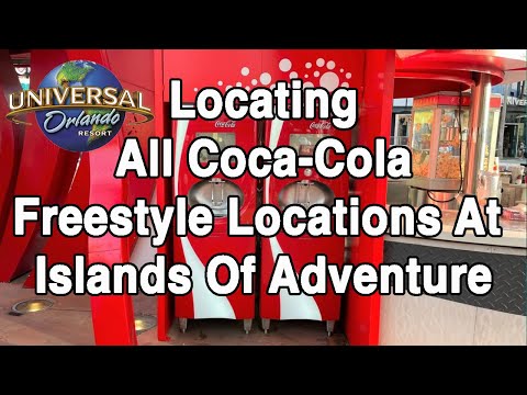 Coca-Cola FreeStyle Locations in Islands Of Adventure