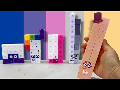 DIY Numberblocks 16 to 20 Using SnapCubes || Keith's Toy Box