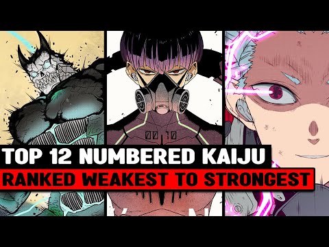 ALL 12 Numbered Kaiju + Weapons RANKED & EXPLAINED