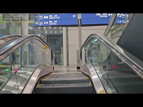 Korea Incheon International Airport ICN Escalator OTIS B1-1F