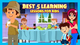 Best 5 Learning Lessons for Kids | Tia & Tofu | Moral Stories for Kids | Bedtime Stories