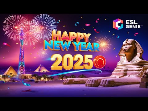 🎉 Happy new year 2025 -  Wishes From Cairo, Egypt to You🎉