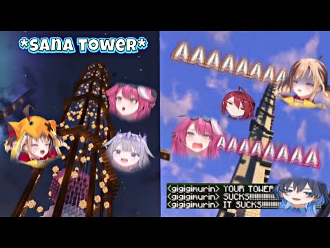 Hololive Girls vs Tower... it's chaotic [HololiveEN]