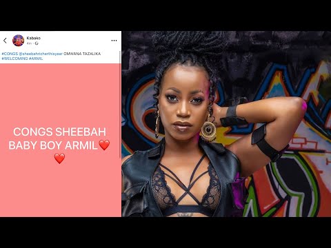 Queen Sheebah Gives birth to a bouncing baby boy - Kabako reports live on air