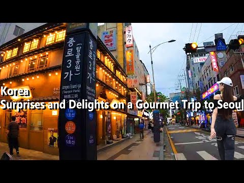 South Korea Travel Vlog/Street food/Korean food/Japanese woman's POV