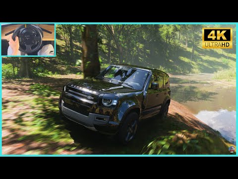 Land Rover Defender 2020 | Offroading | Forza Horizon 5 | Thrustmaster TX Steering Wheel Gameplay