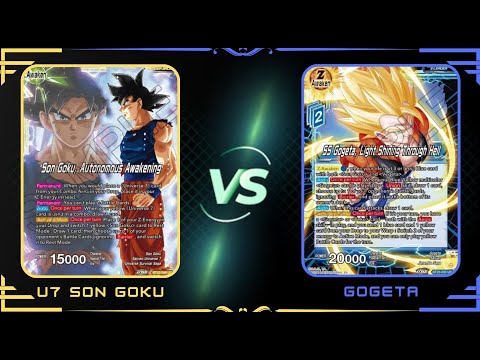 Universe 7 Son Goku vs Gogeta Blue/Yellow : Dragon Ball Super Masters Set 24 Locals