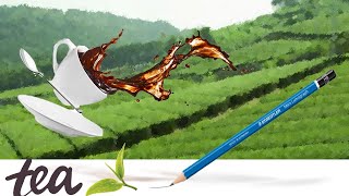 Painting with Tea!! | SaTiSfYiNg!! | International Tea Day