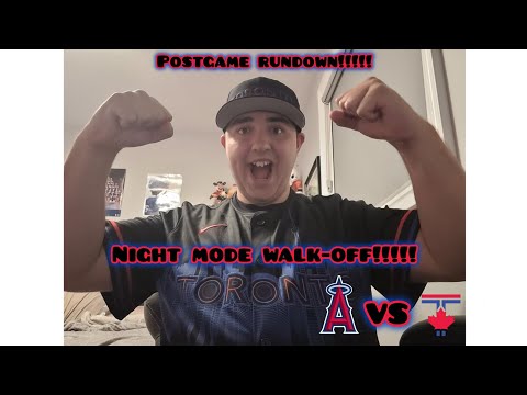 NIGHT MODE WALKOFF WIN!!!!! POSTGAME RUNDOWN Blue Jays Vs Angels MUST WATCH