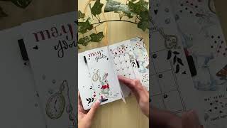 may bullet journal setup 2033 flip through ♠️ wonderland theme