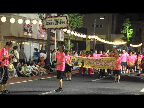 2024 第62回花笠祭り 第1日 第7集団 美容組合花笠踊り愛好会 4K版