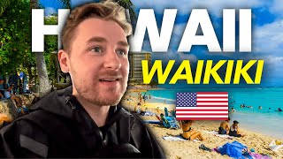 MY FIRST TIME in HAWAII 🇺🇸 Waikiki is INCREDIBLE (Honolulu)