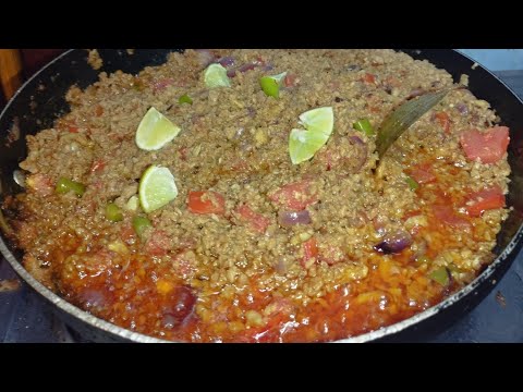 Mutton Keema Karai Recipe  || Masala Mutton keema recipe  by pardasi saudia style with Nadeem Arabi❤